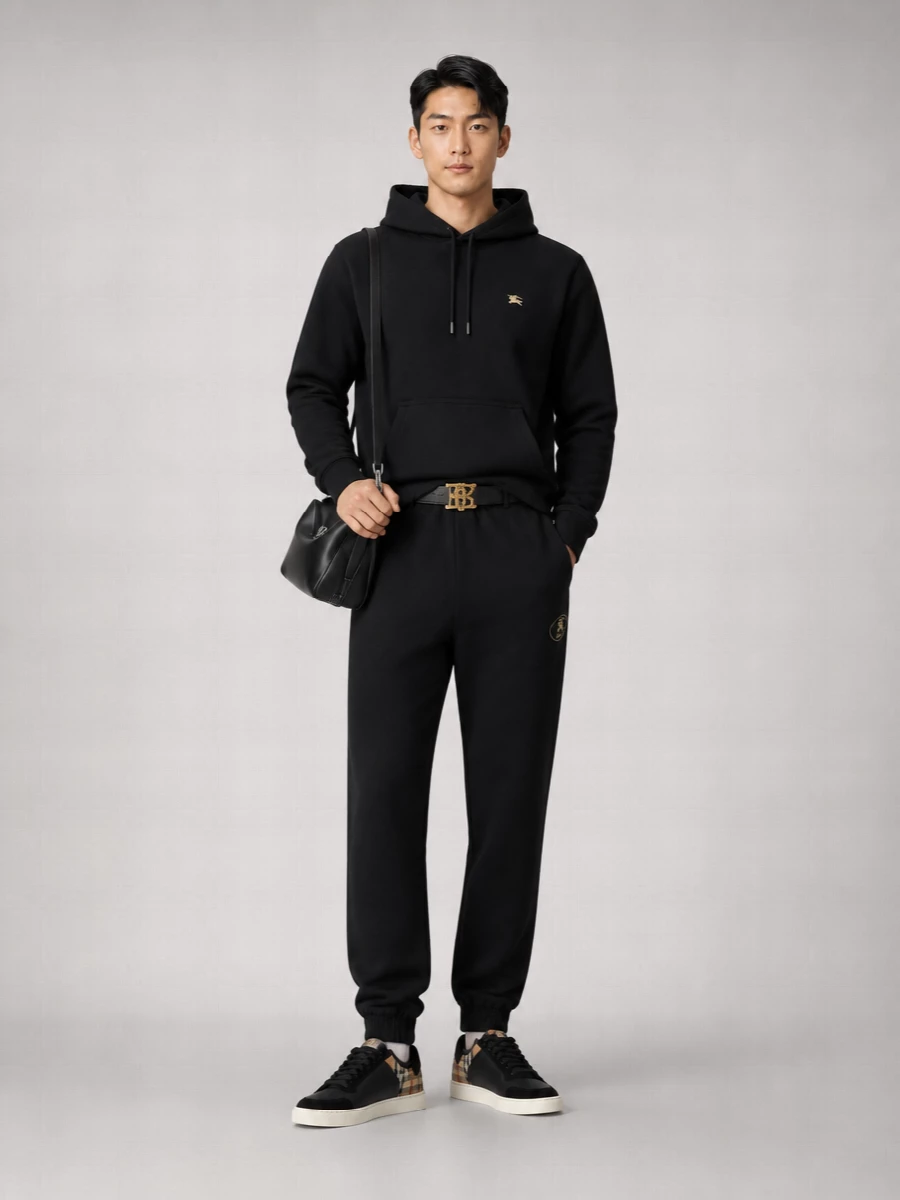 Burberry Cotton Relaxed-Fit Track Pants
