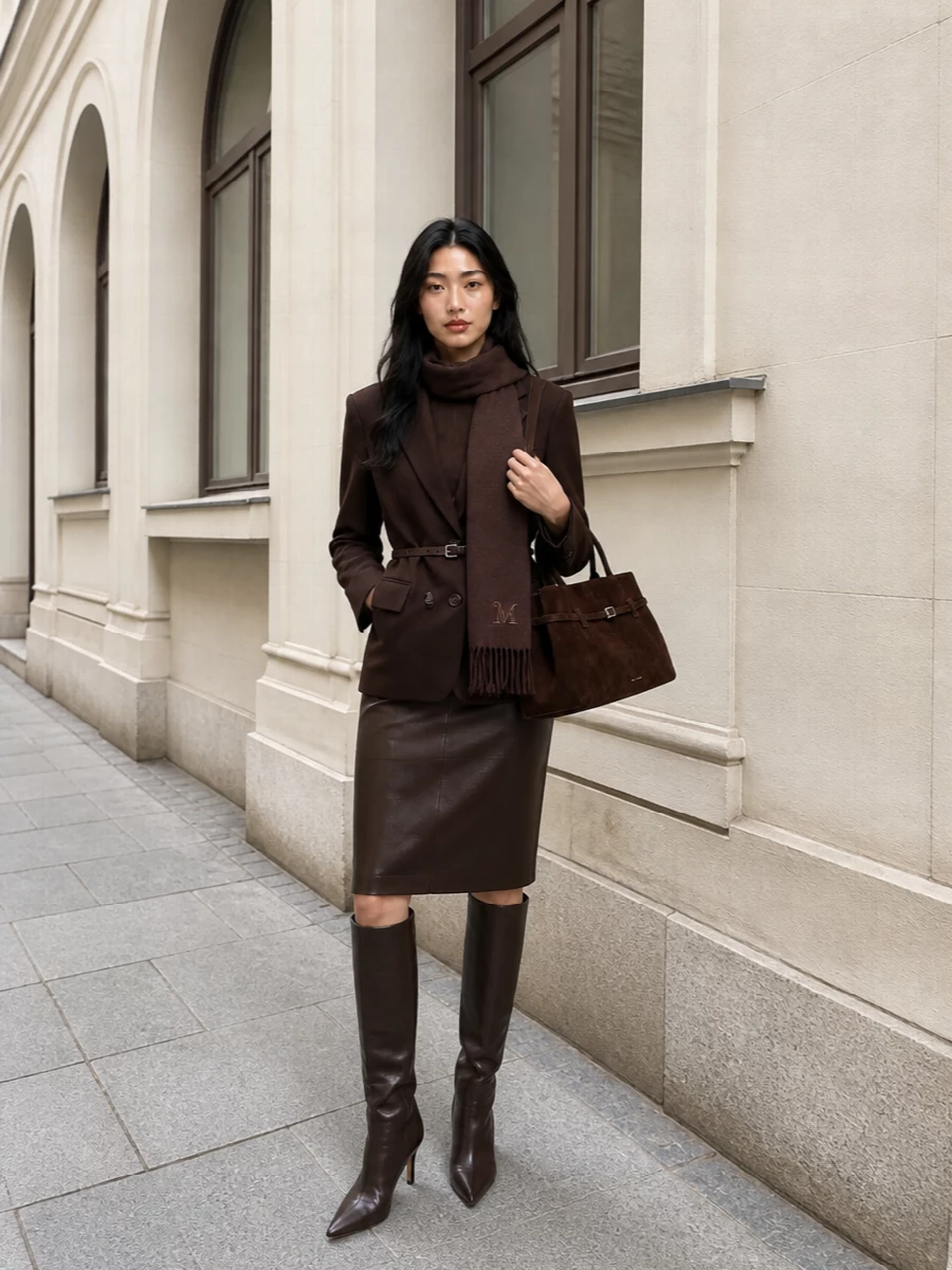 Parosh blazer s max mara pencil skirt outfit