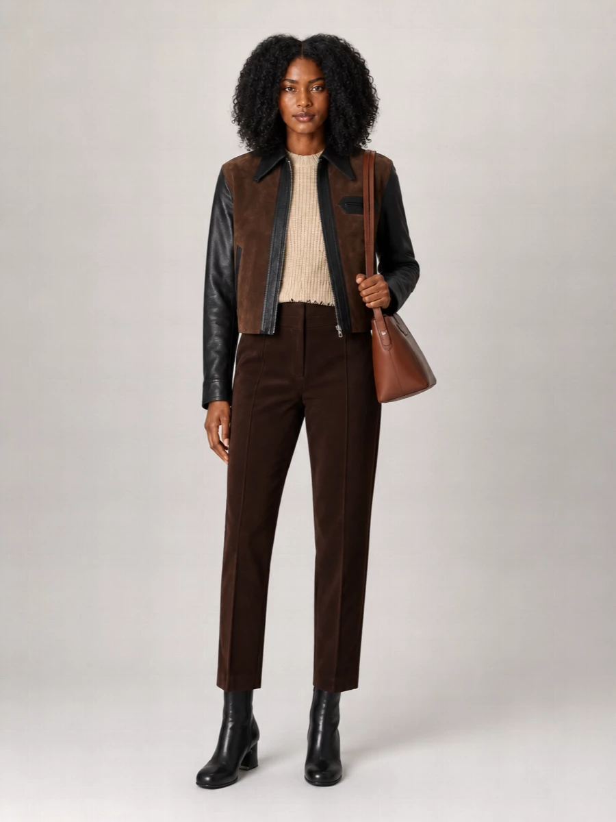 Marni Two Tone Leather Jacket