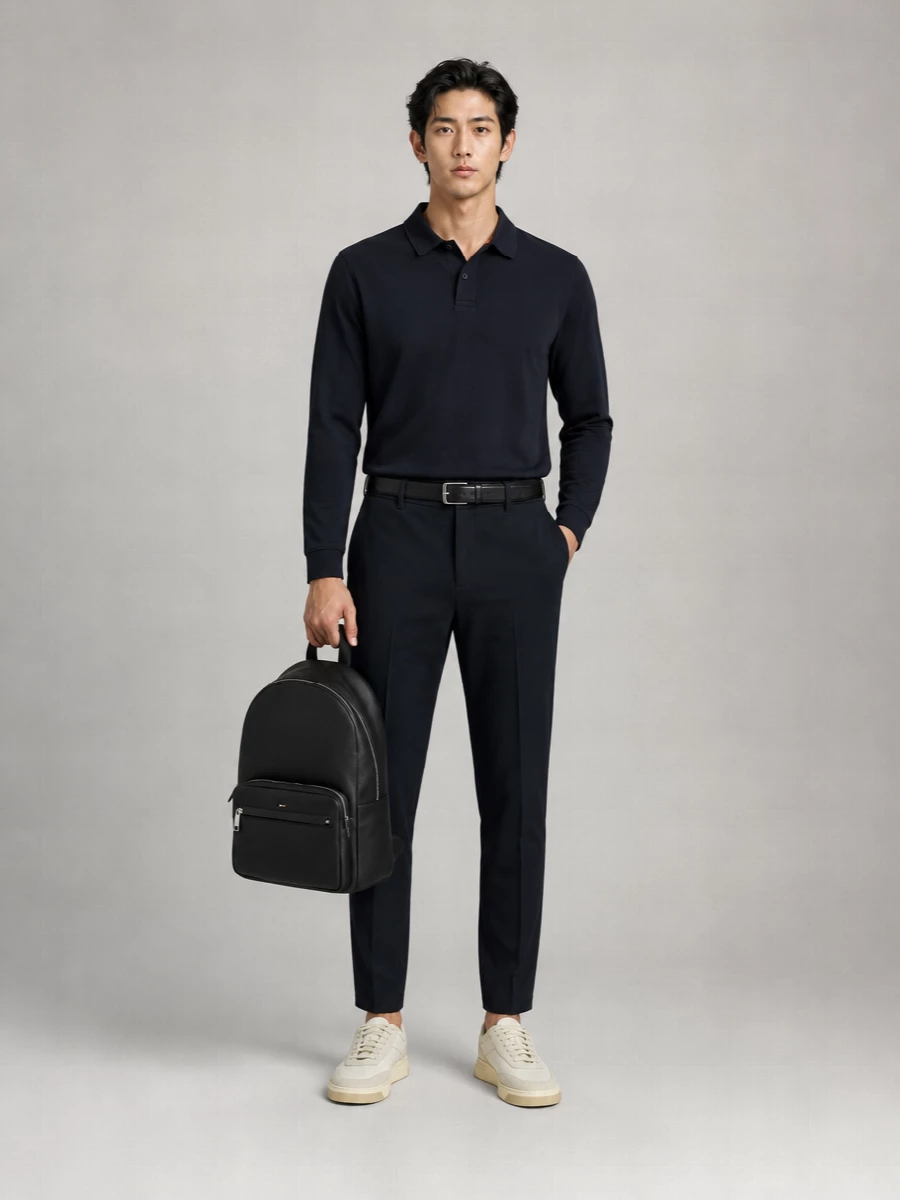 Boss Long-Sleeve Polo Shirt