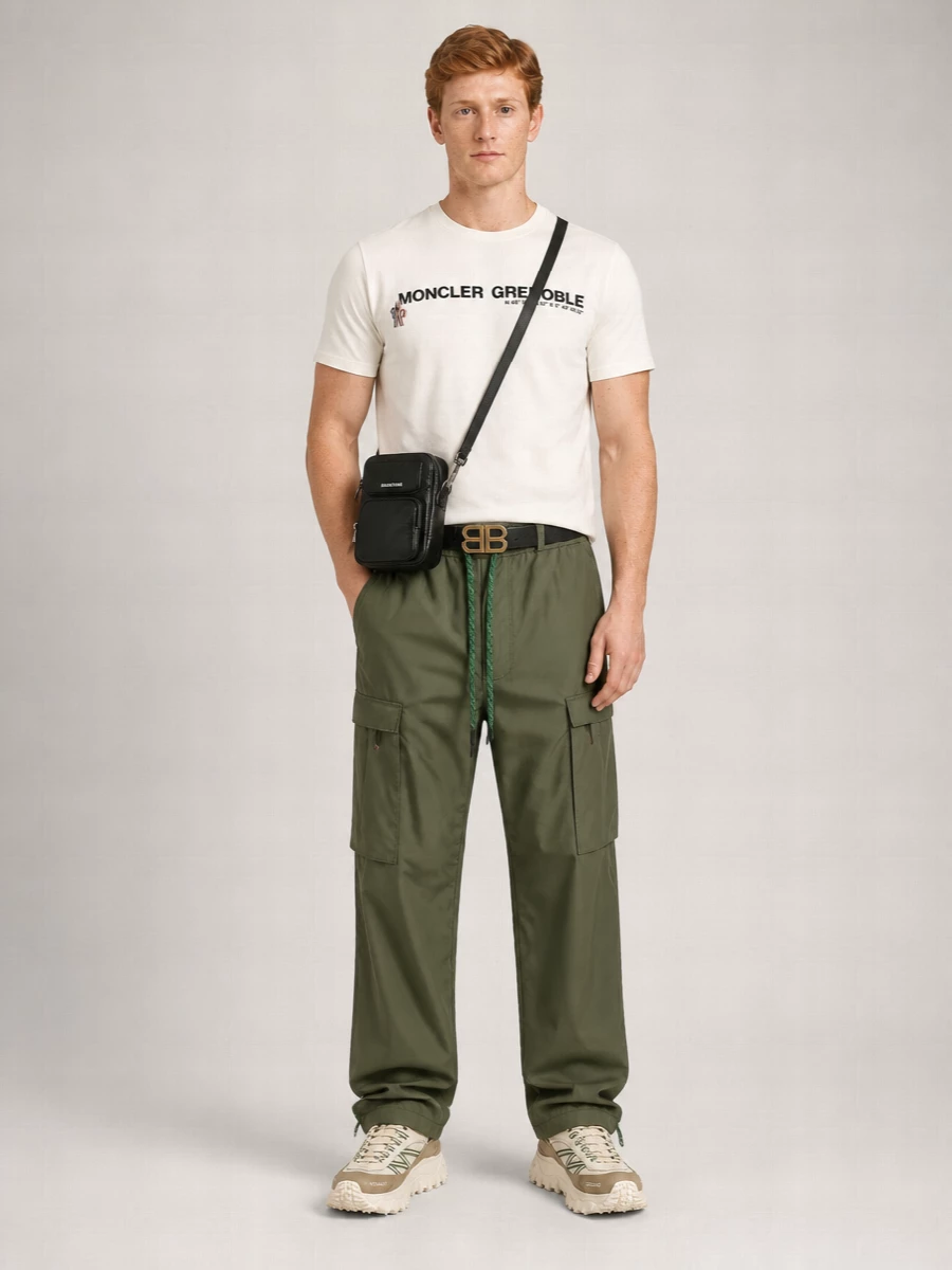 Moncler Grenoble Polyester Cargo Track Pants