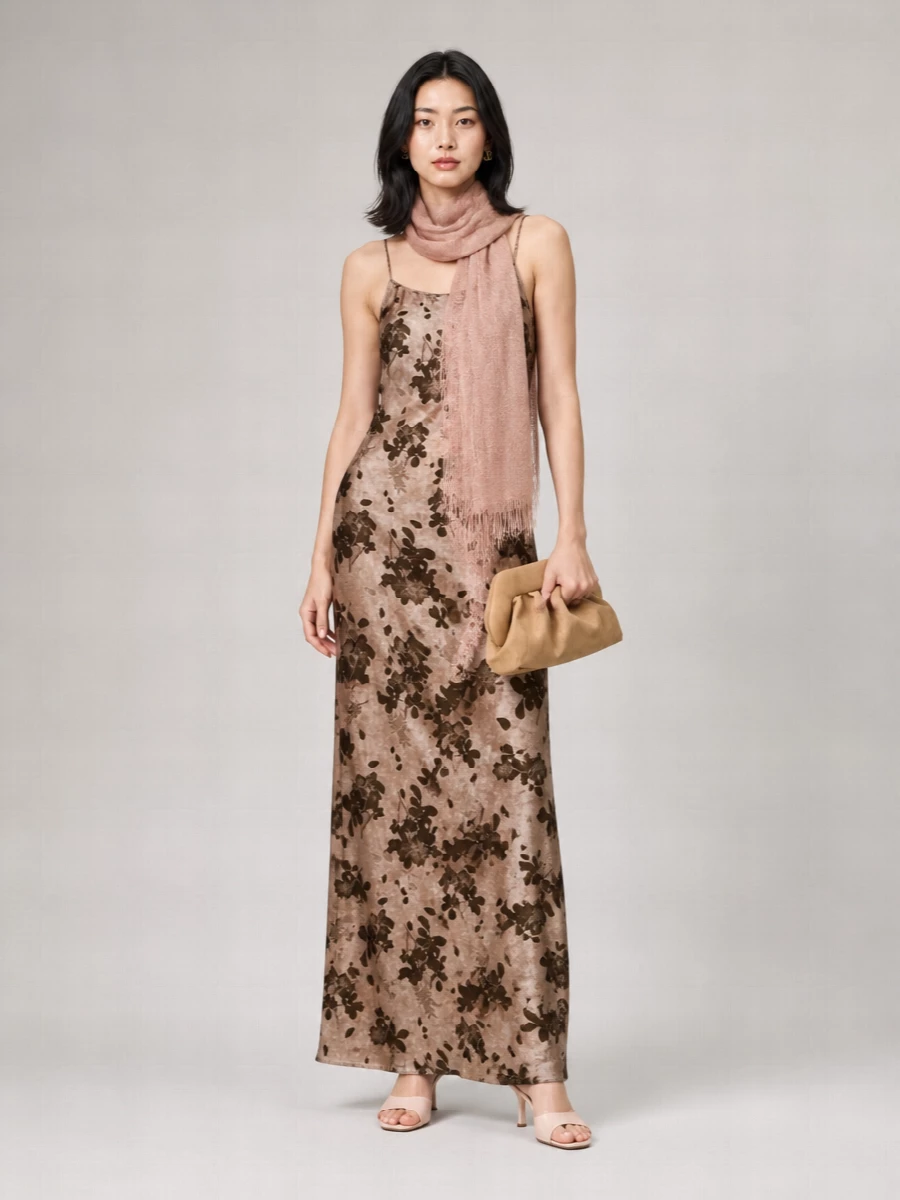Uma Wang Printed Midi Dress
