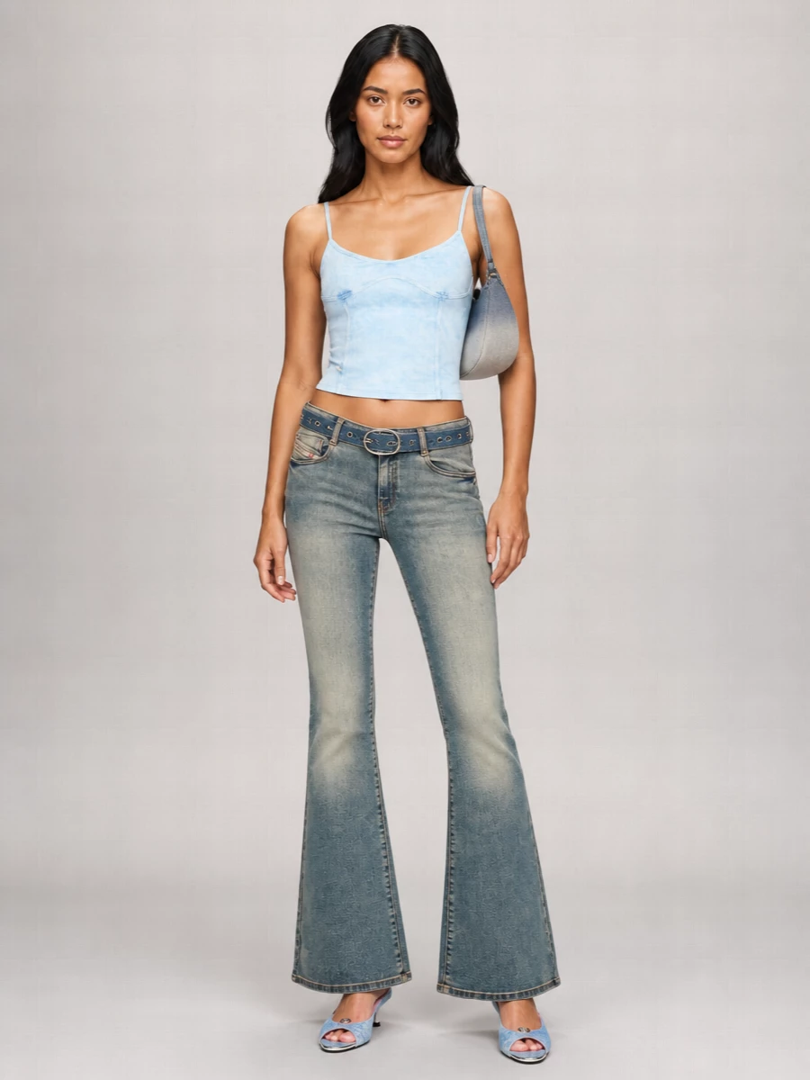 Diesel Denim Bootcut Flared Jeans