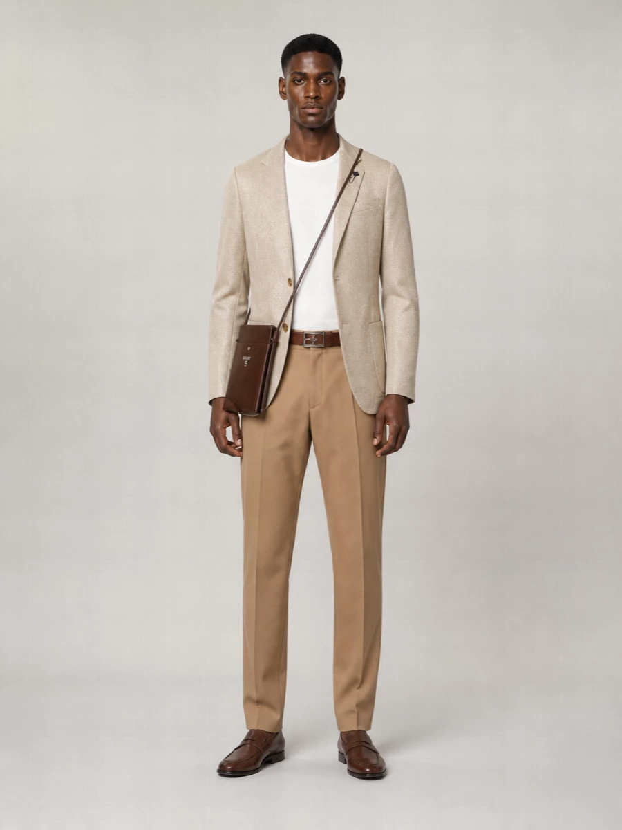 Lardini Pleated Straight-Leg Trousers