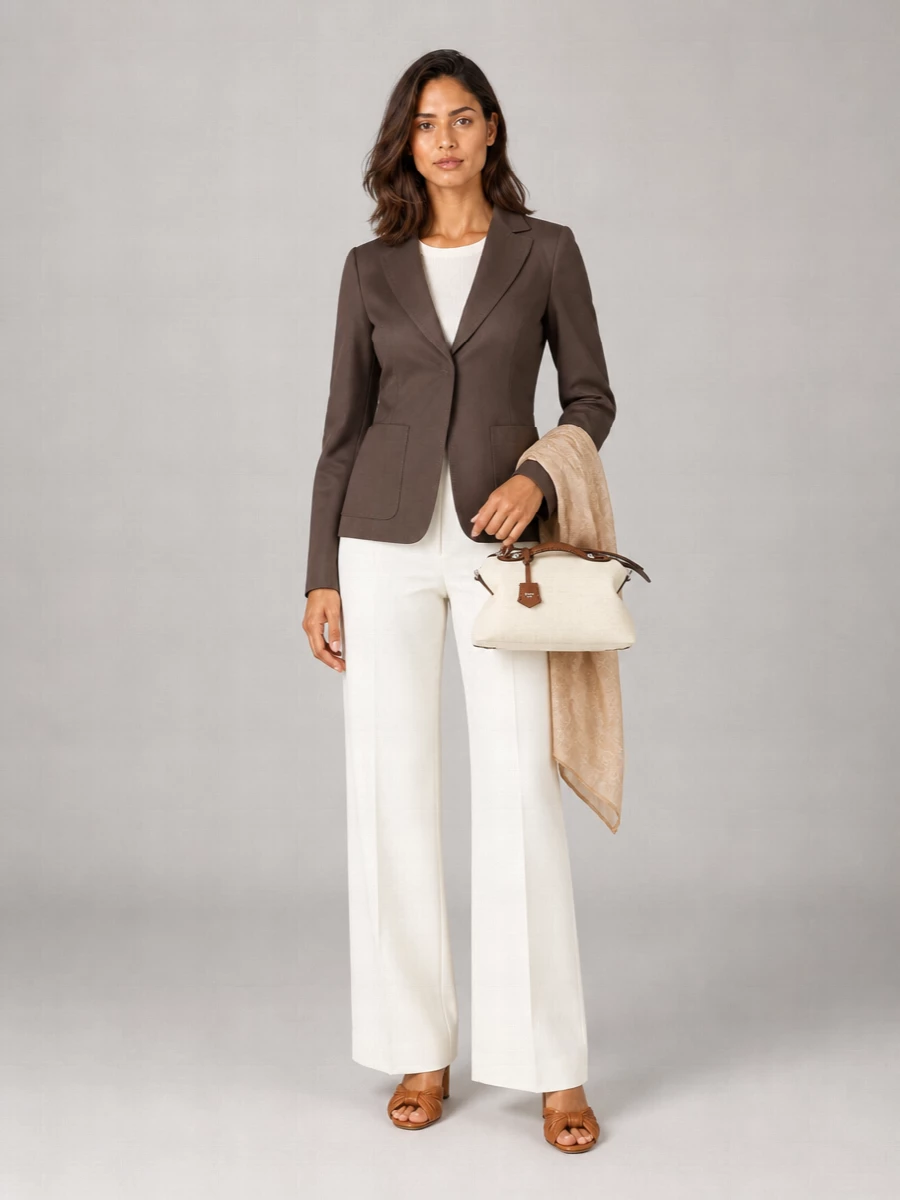 Fendi Wool Mohair Blazer