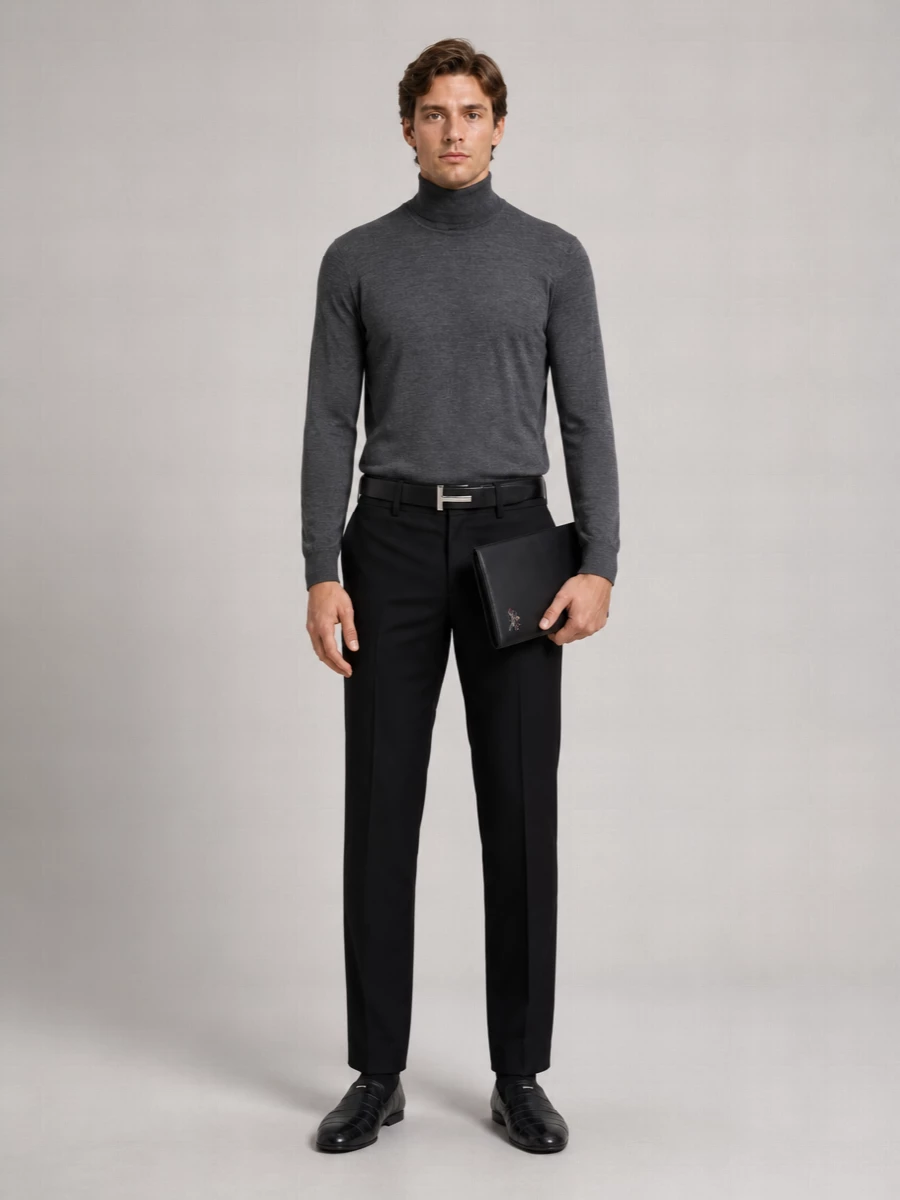 Tom Ford Suede Belt T-Buckle Design