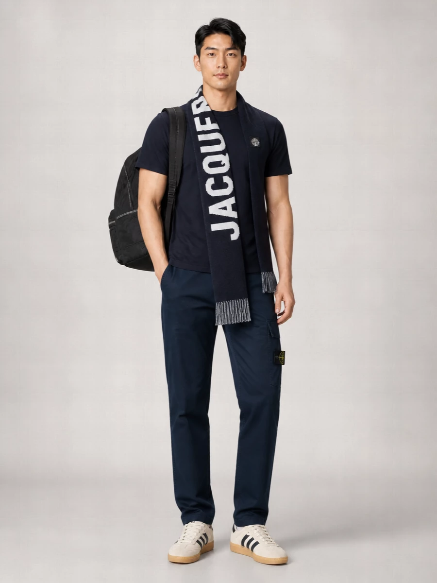 Stone Island Ribbed Slim-Fit Cotton Short-Sleeve T-Shirt