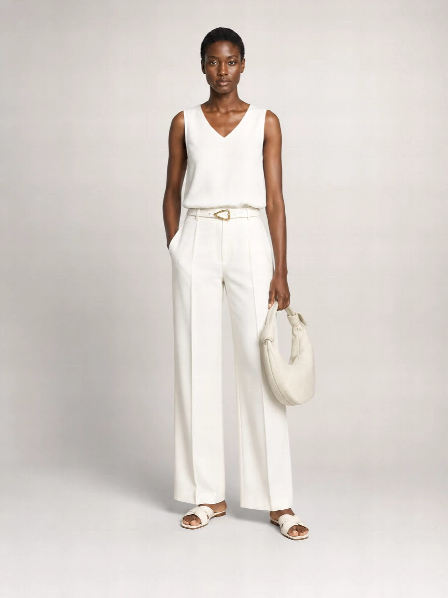 Herno Pleated Wide-Leg Trousers