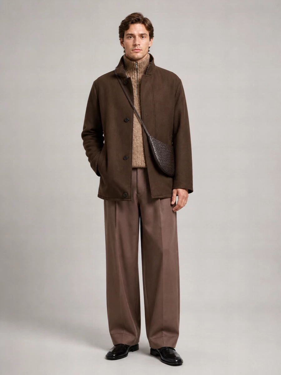Auralee Wool Twill Reversible Jacket