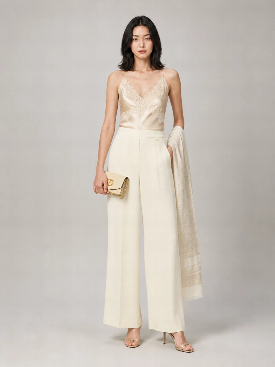 Alberta Ferretti Satin Tank Top