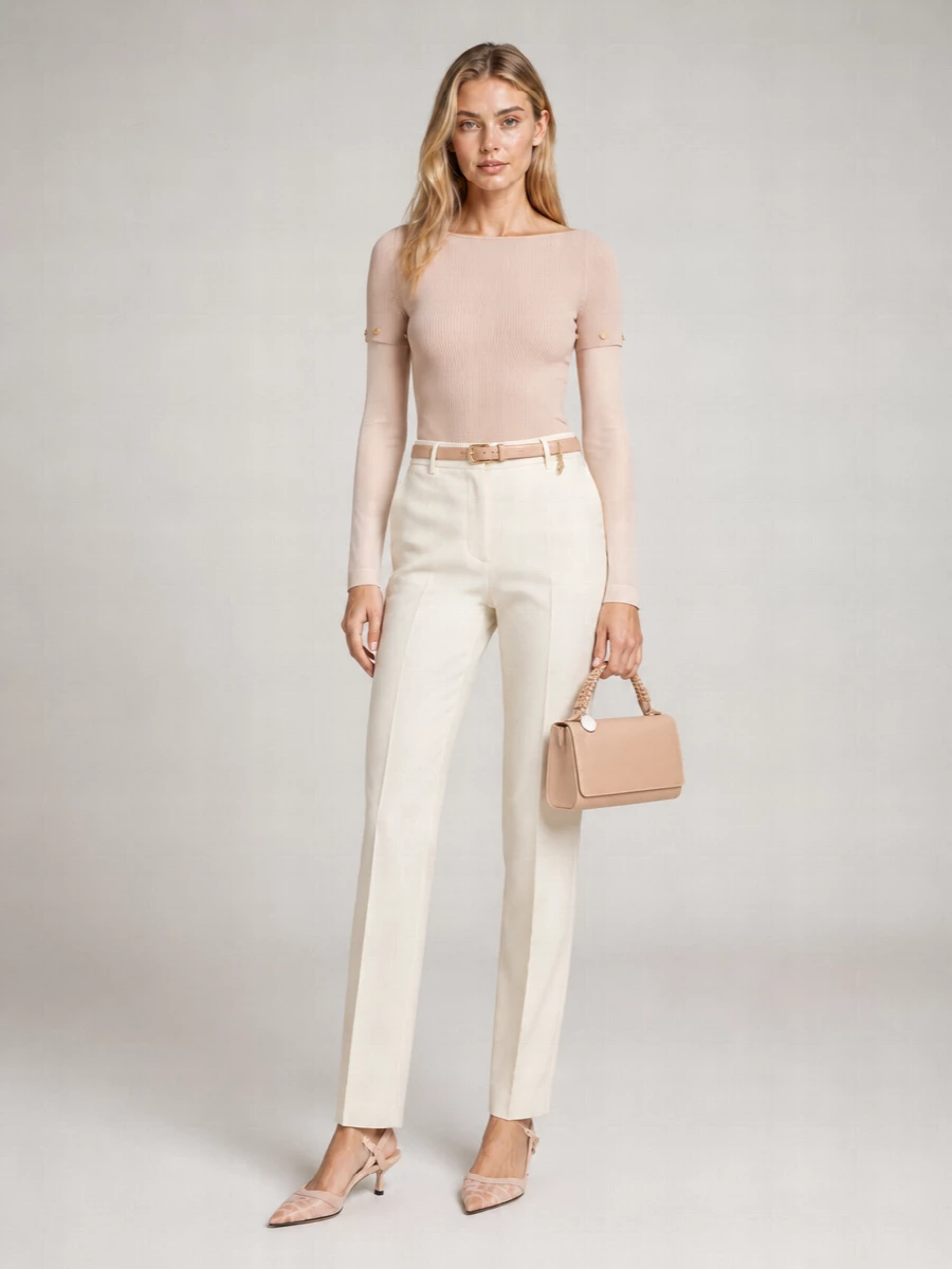 Sportmax Cotton Crew-Neck T-Shirt