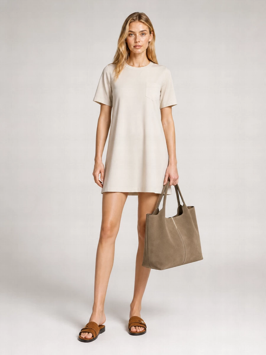 Tory Burch Suede Romy Slides