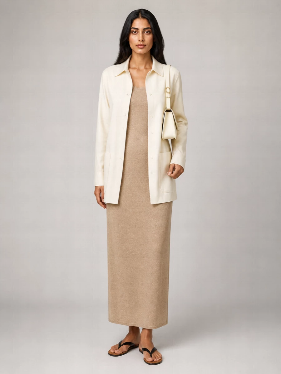 The Row Silk Fitted Jacket