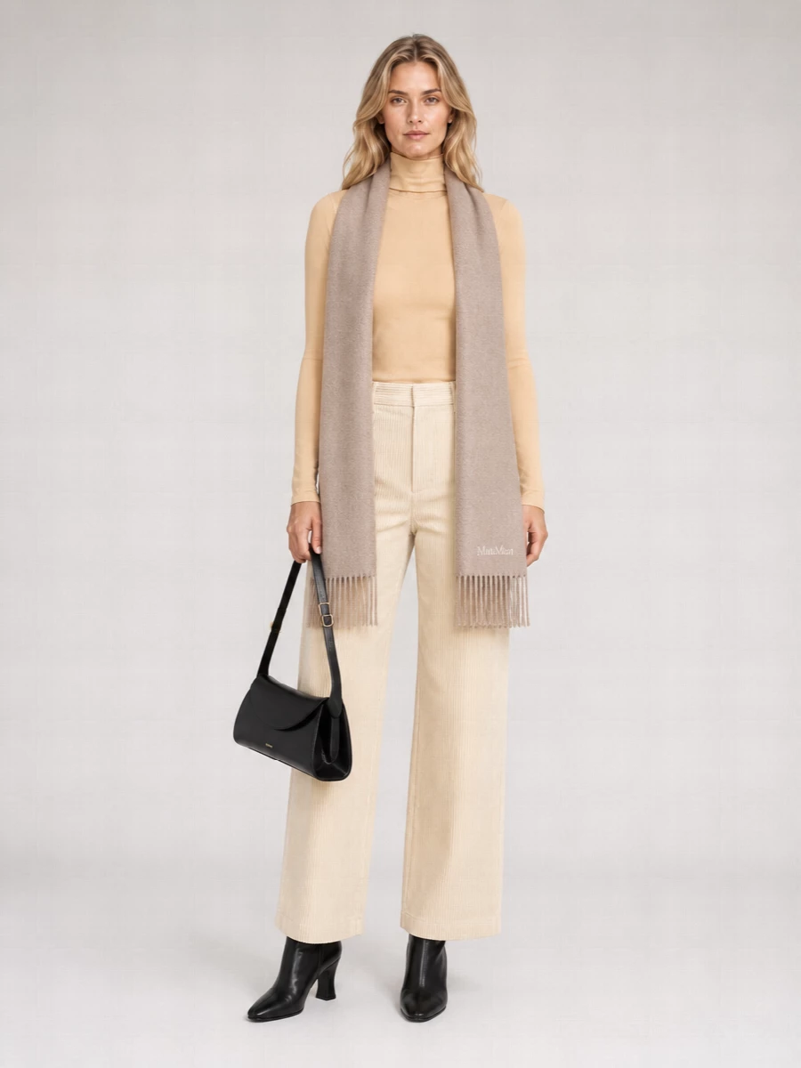 Jil Sander Silk Turtleneck Long-Sleeve Top