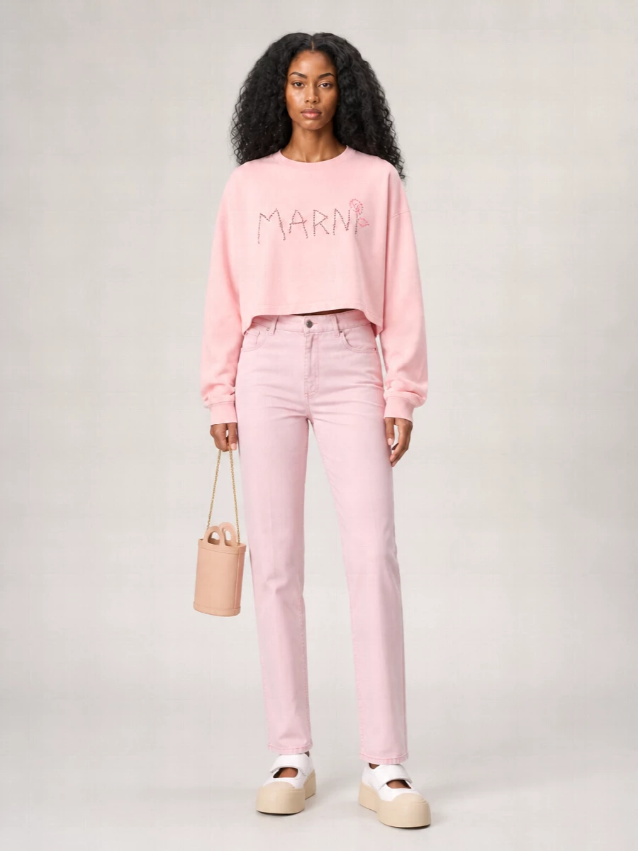 Marni Tropicalia Nano Leather Cross-Body Bag