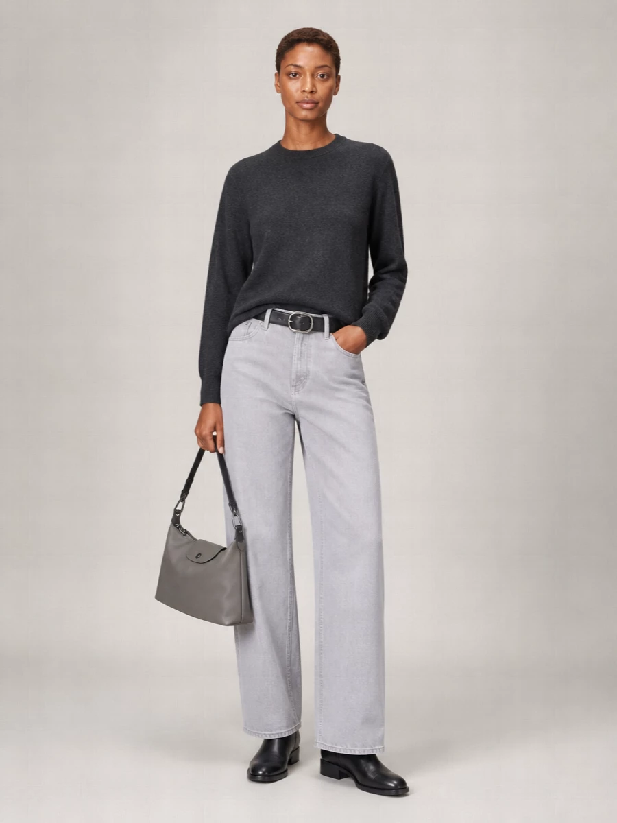 Haikure Bethany Velvet Pier Wide-Leg Jeans