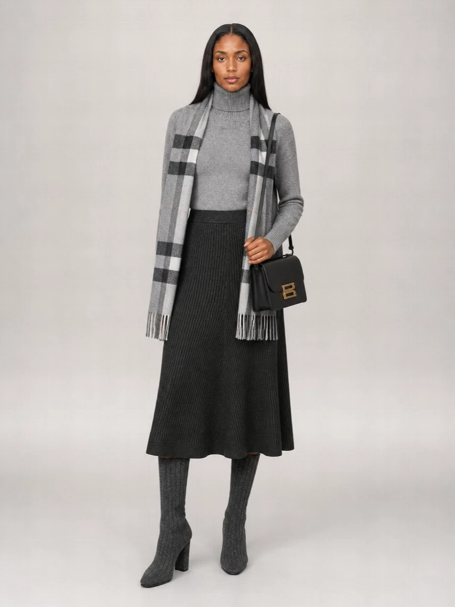 Victoria Beckham Lambswool Turtleneck Jumper