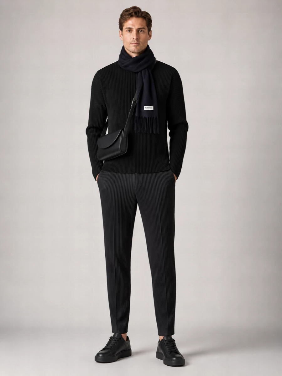 Homme Plisse Issey Miyake Short-Sleeve Jumper