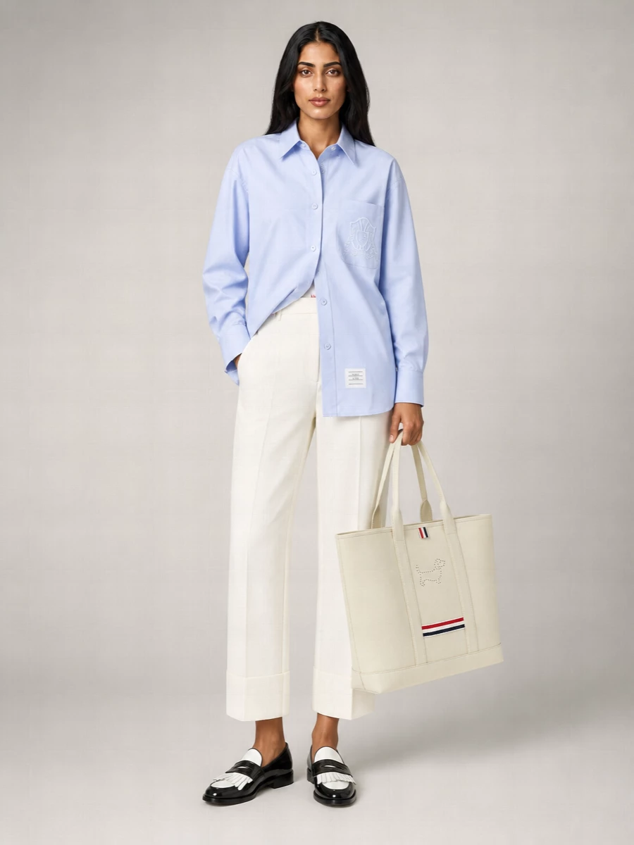 Thom Browne Oversized Cotton Shirt