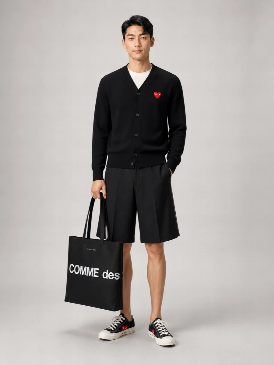 Comme Des Garçons Play Wool Cardigan