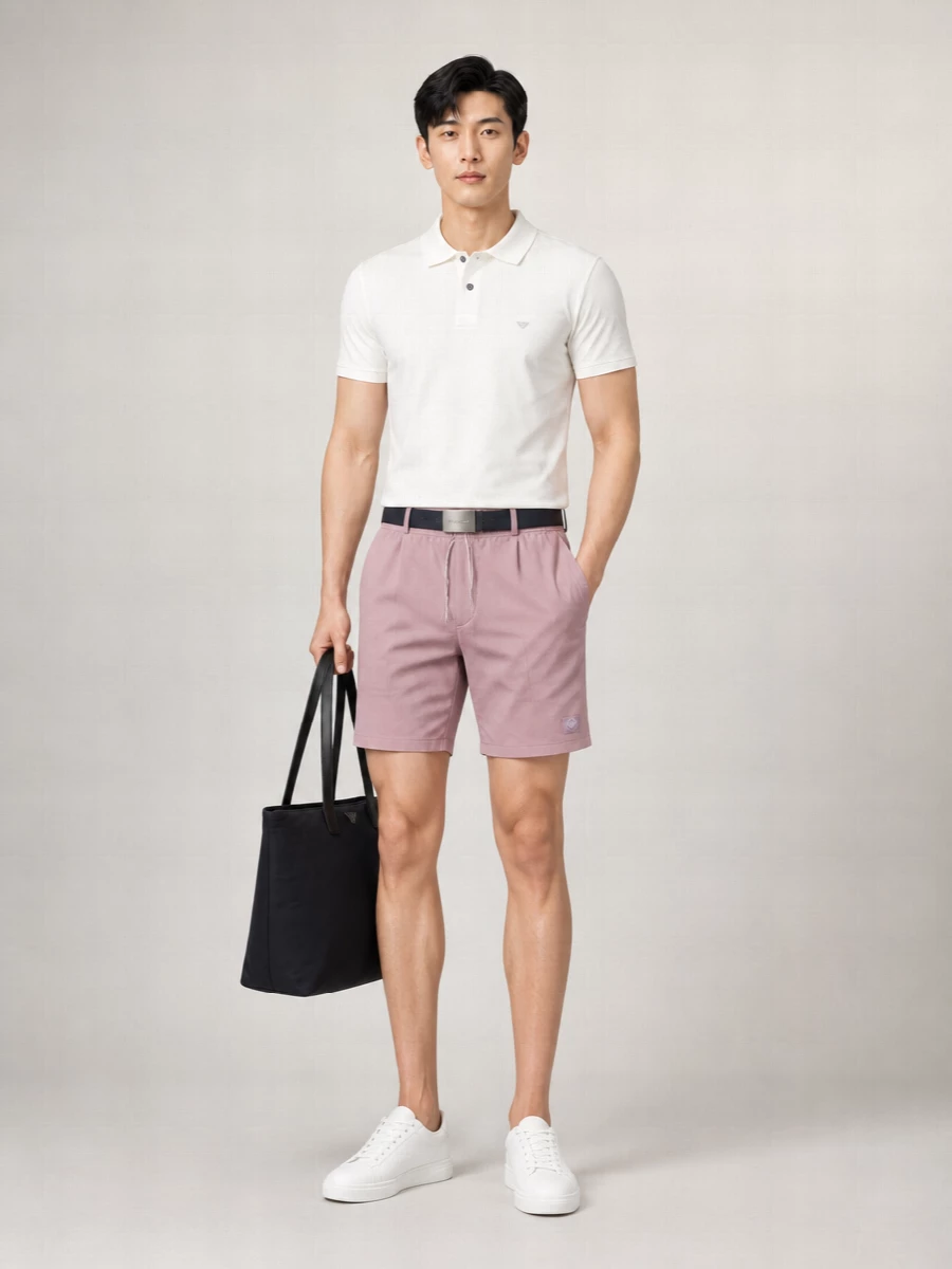 Emporio Armani Chevron Drawstring Swim Shorts