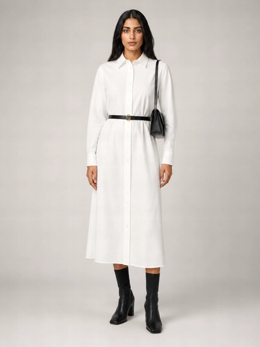 Jil Sander Cotton Shirt Dress