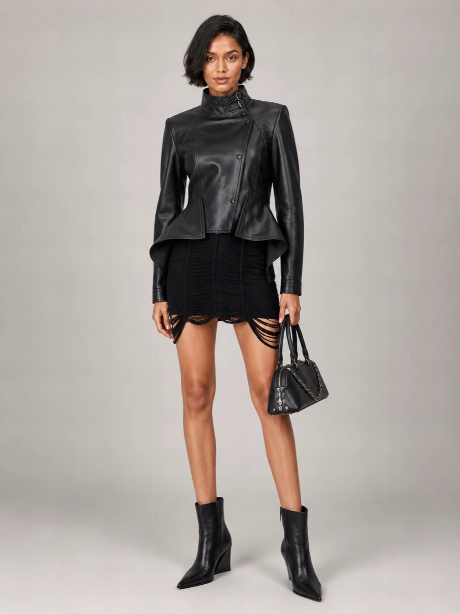 Valentino Garavani Rockstud Spike Leather Shoulder Bag