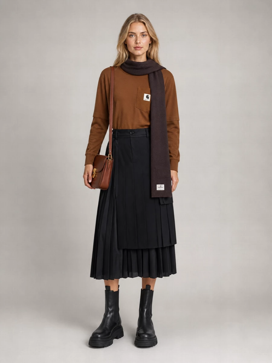 A.p.c. Grace Leather Crossbody Bag