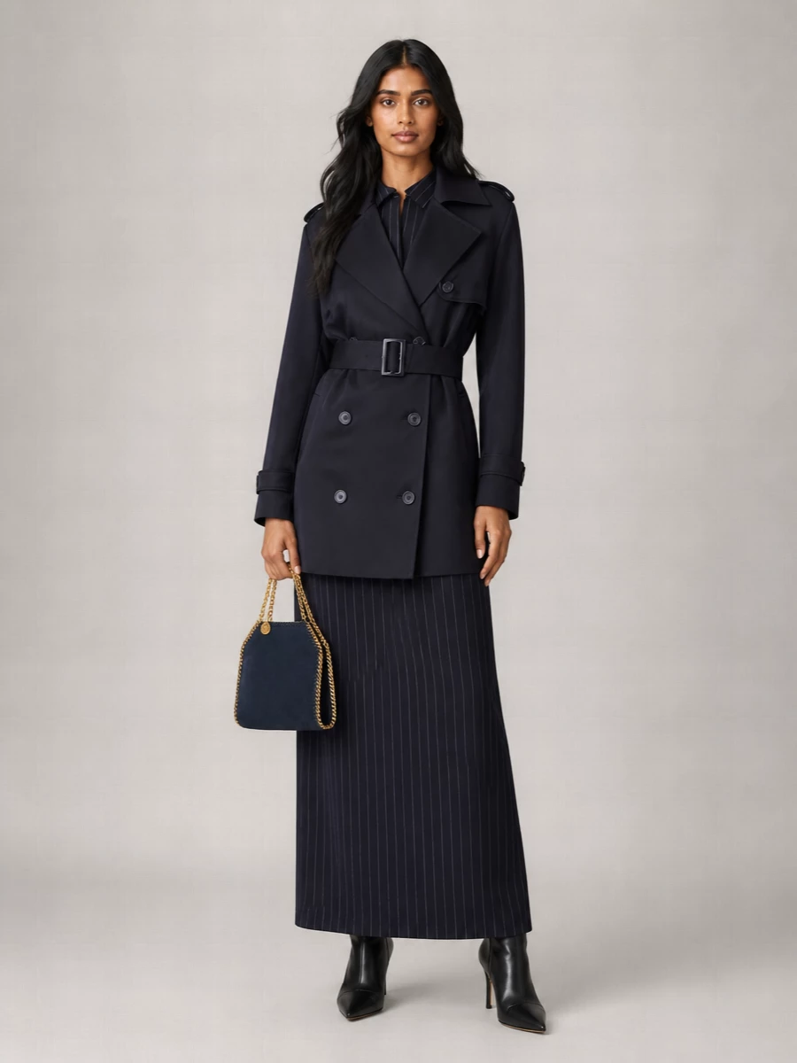 Semicouture Double-Breasted Trench Coat
