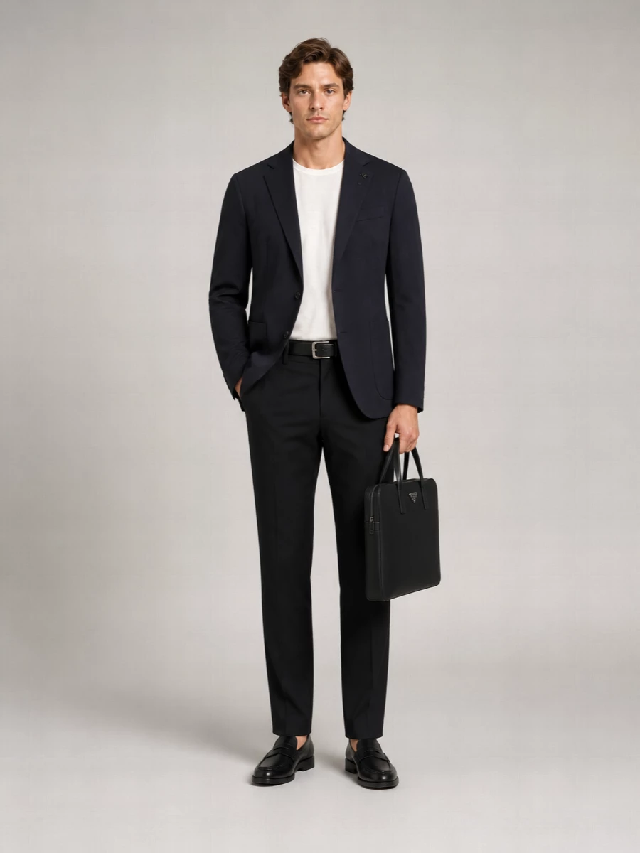 Lardini Linen Regular-Fit Trousers