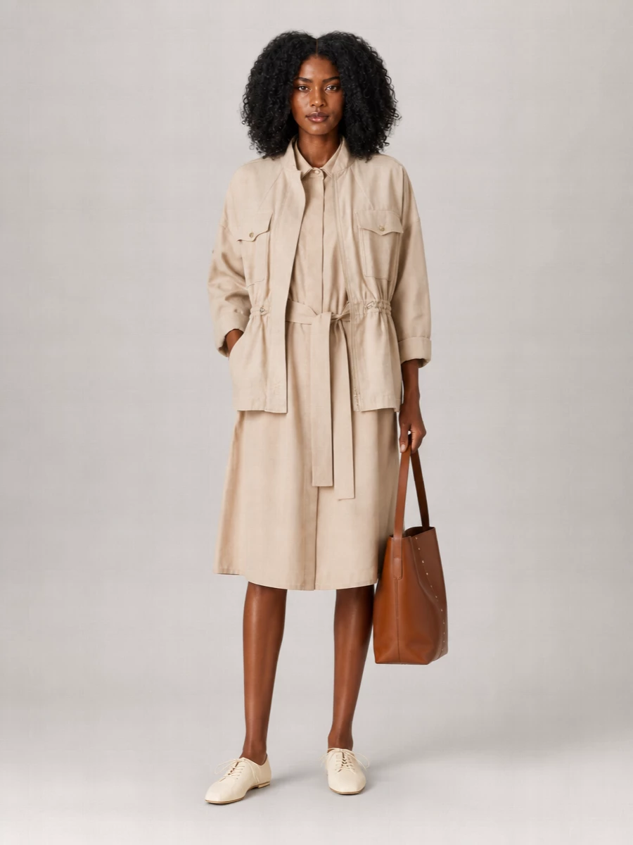 Fay Oversized Shirt Jacket