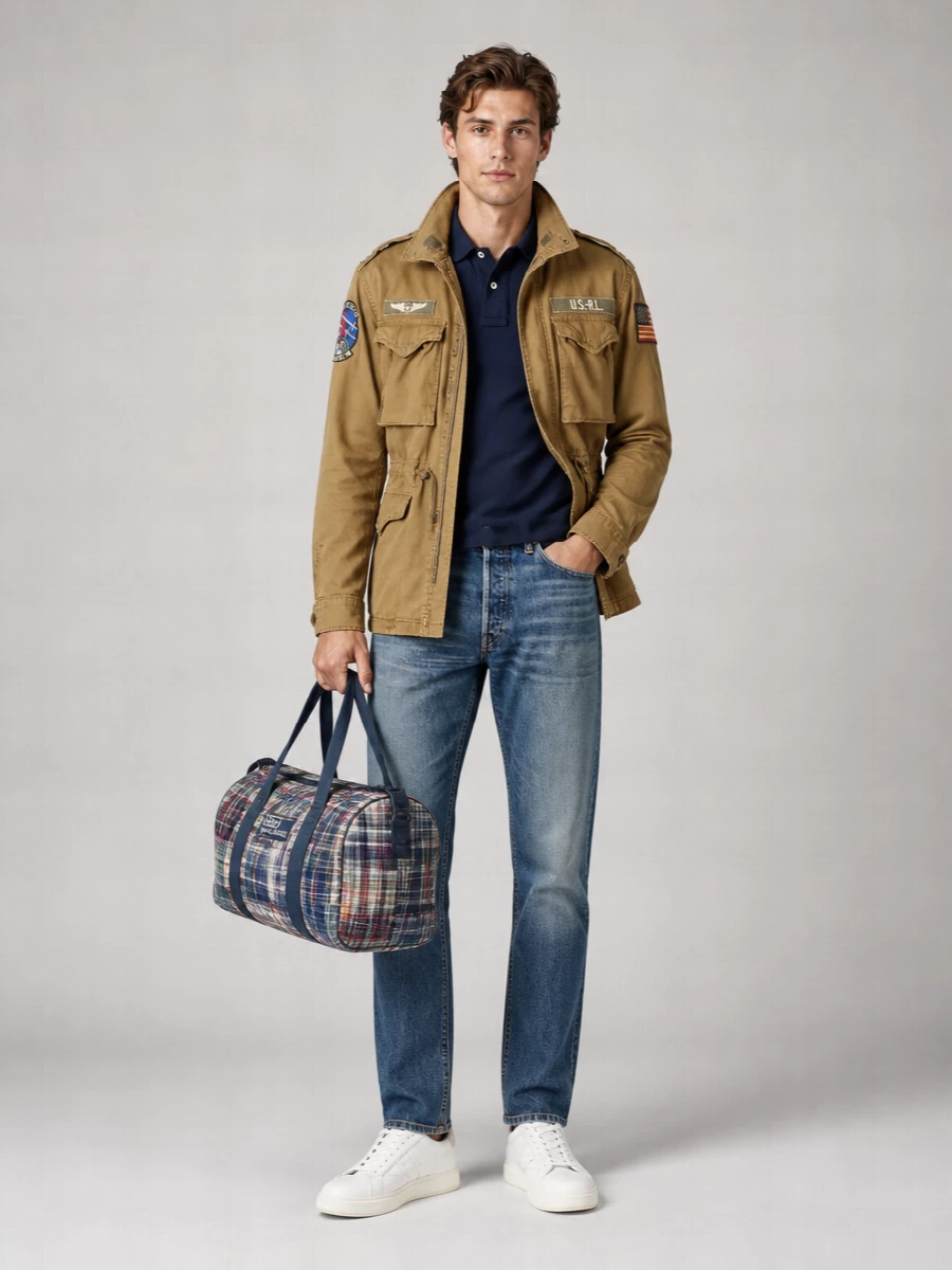 Polo Ralph Lauren Cotton Military Jacket