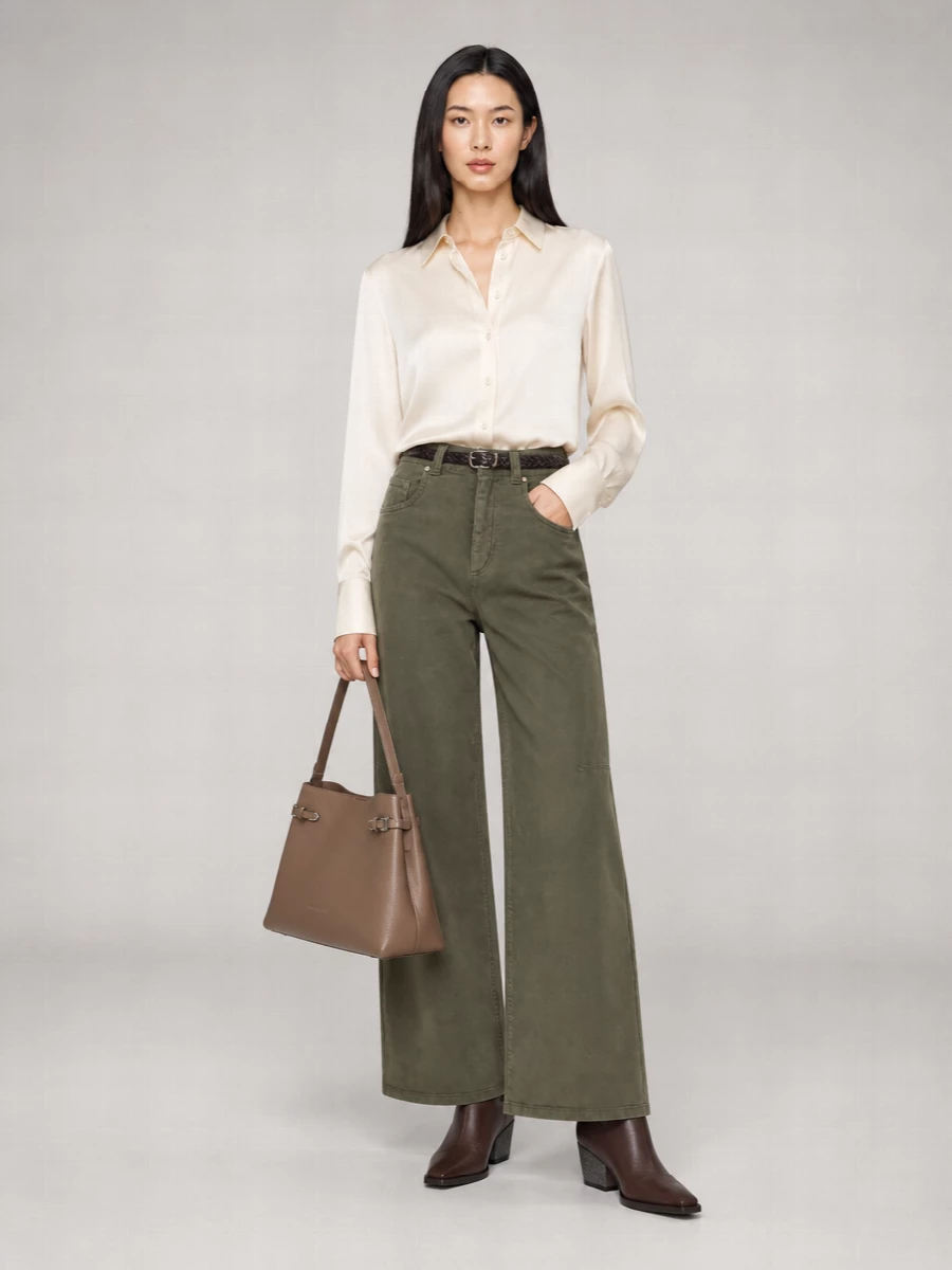 Brunello Cucinelli wide leg jeans