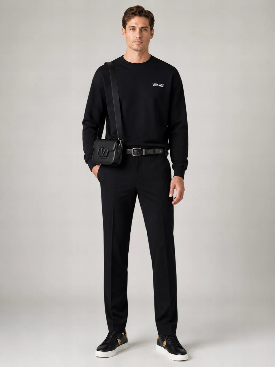 Versace Cotton Oversized Sweatshirt