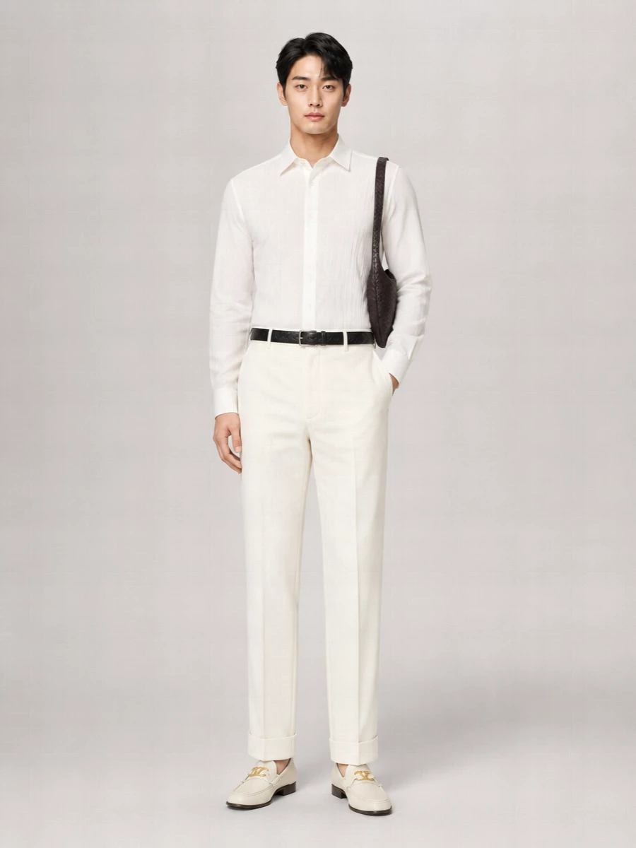 Valentino Garavani Cotton Straight-Leg Trousers