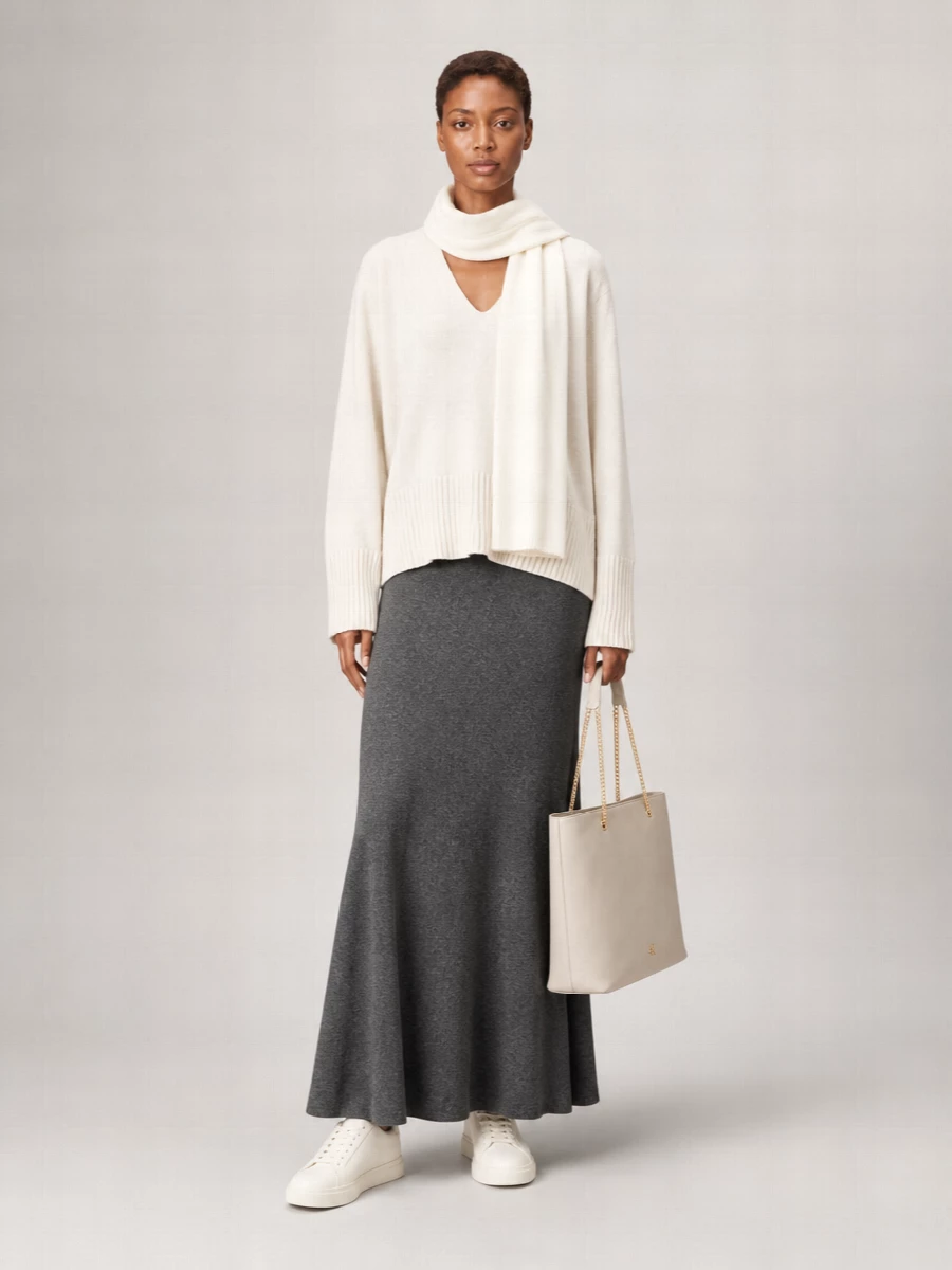 Maison Margiela Fine-Knit Wool Neck Warmer