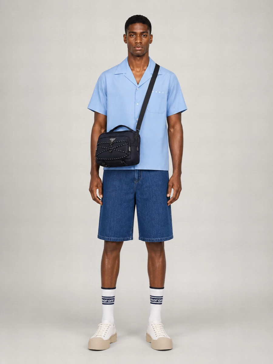 Marni Denim Bermuda Shorts