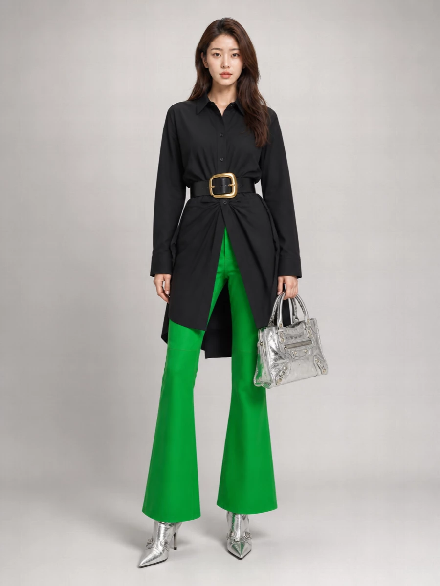 Balenciaga Le City Mini Lamb Leather Shoulder Bag