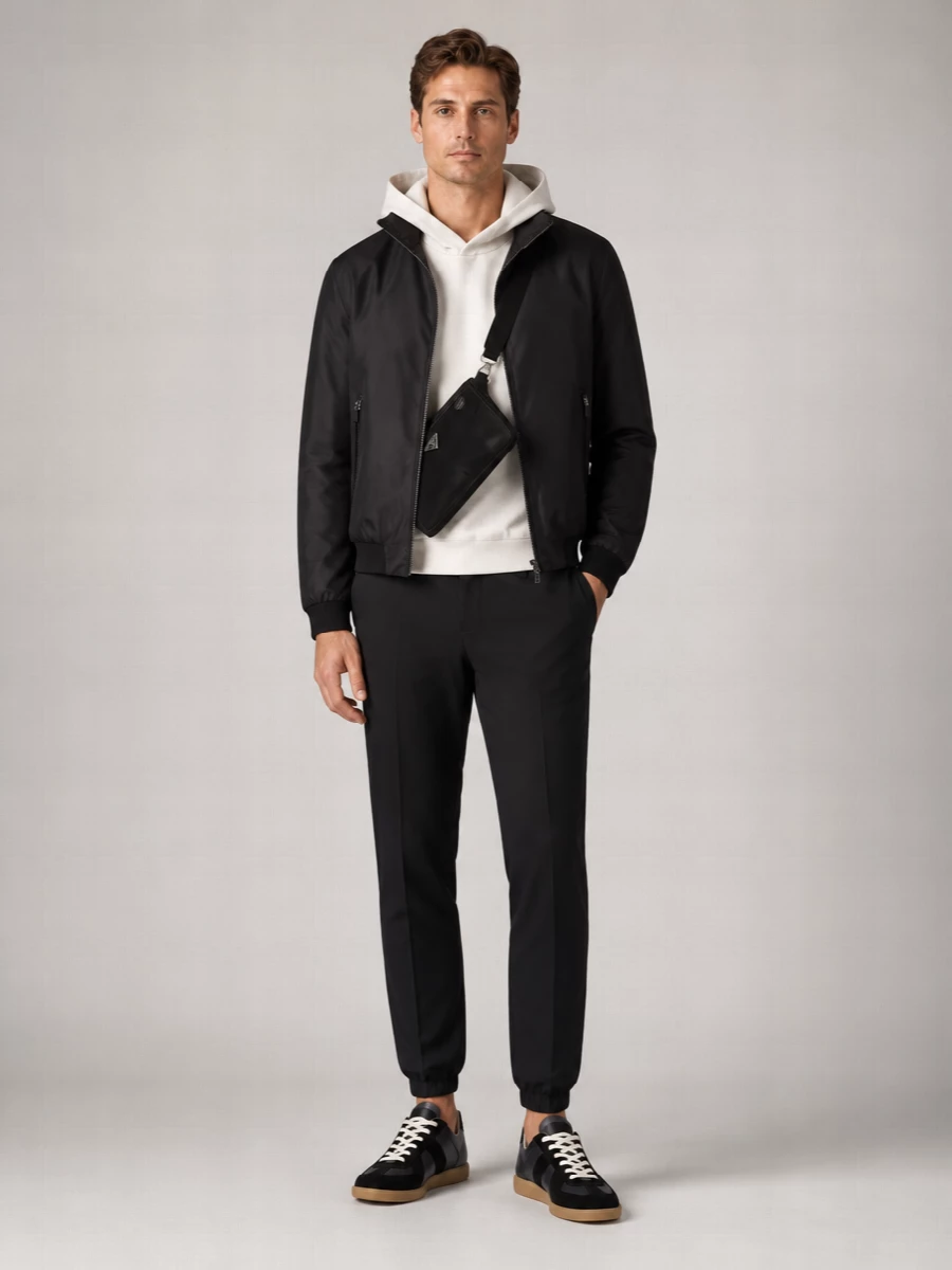 Herno Cotton Padded Bomber Jacket