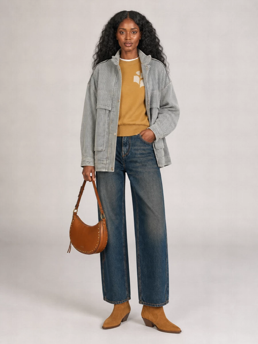 Isabel Marant Etoile Cotton Oversized Jacket