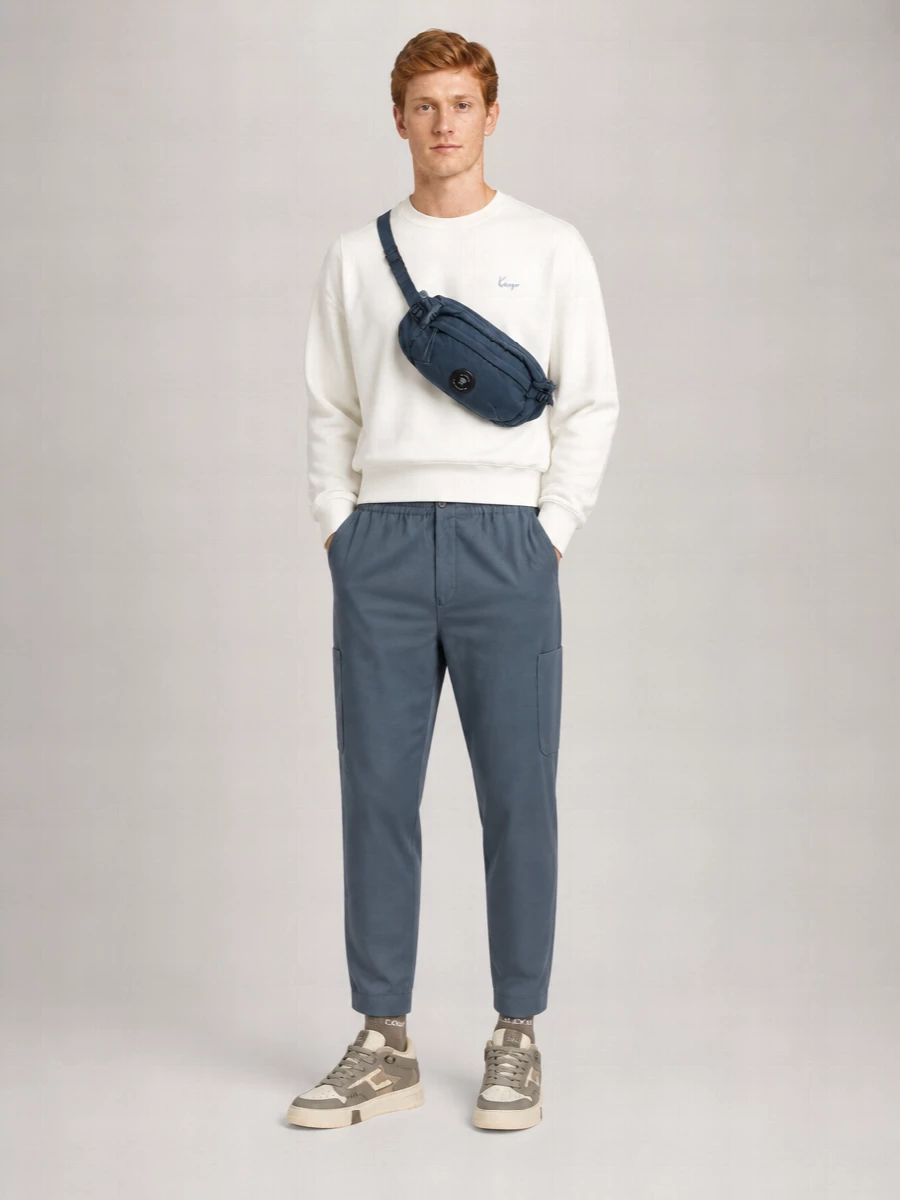 Kenzo Wool Relaxed-Fit Cargo Joggers