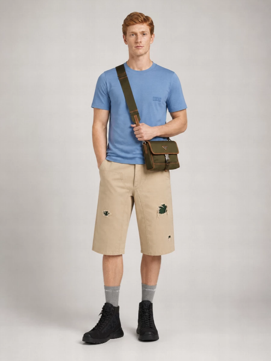 Christian Dior Denim Cargo Shorts
