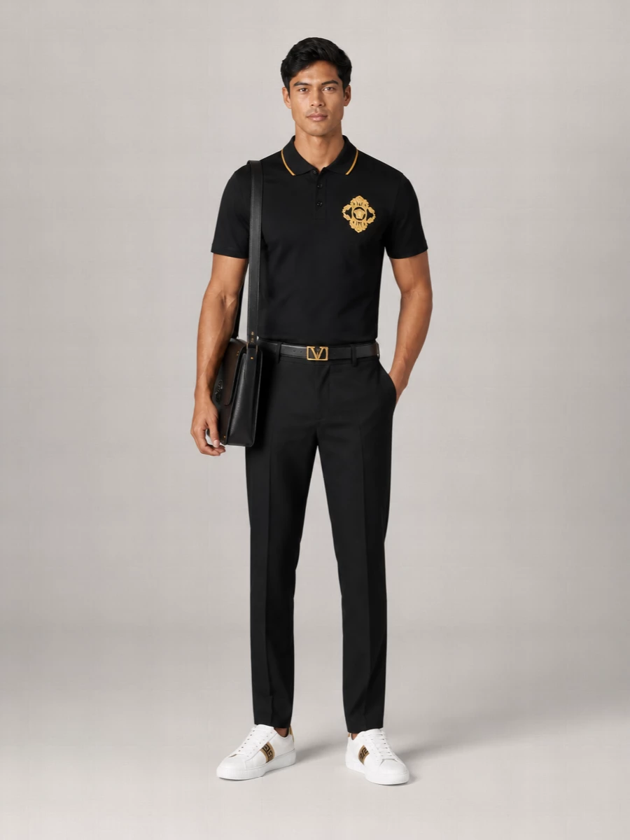 Versace Modern Almond Toe Sneakers