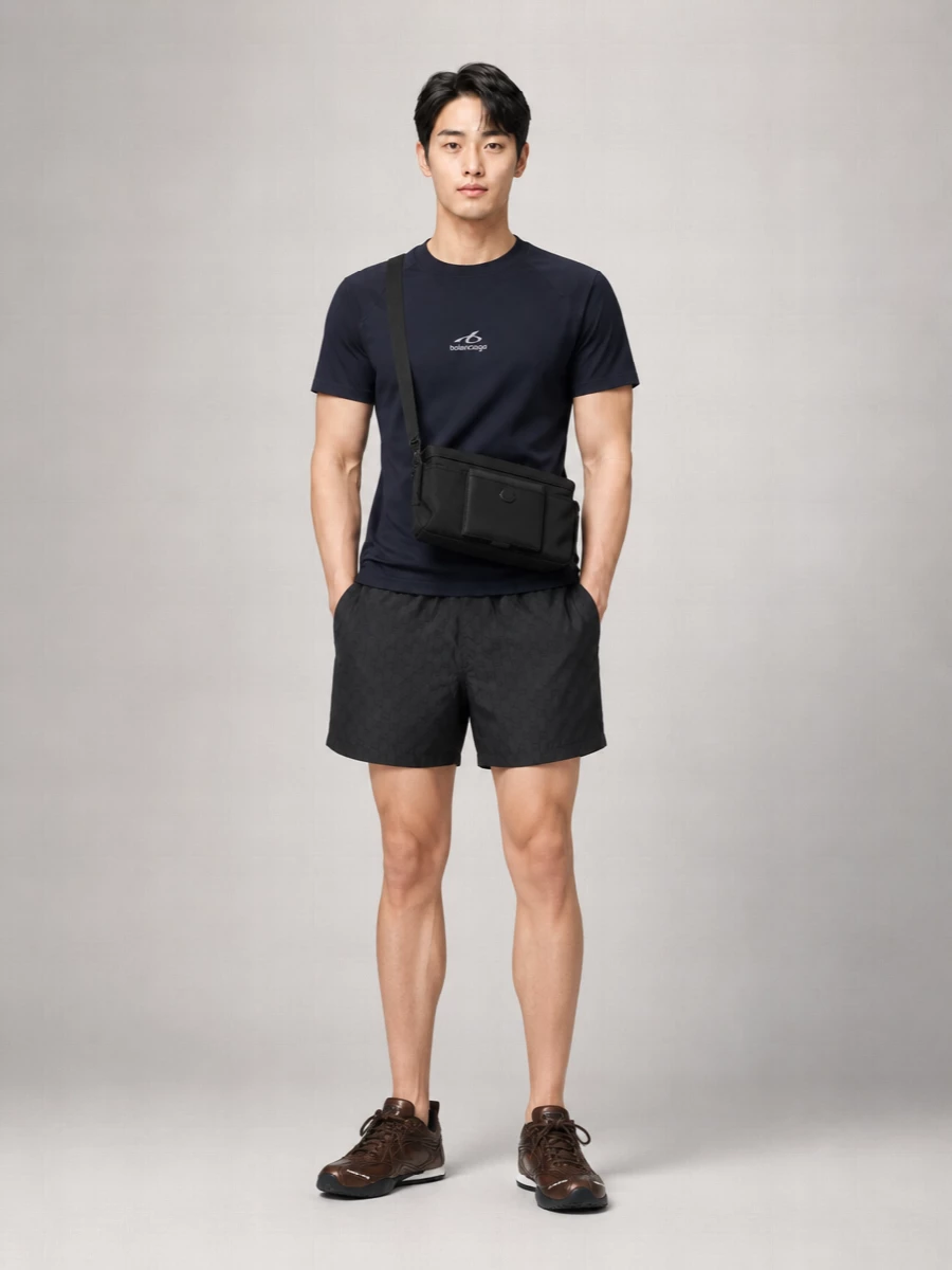 Balenciaga Leather Radar Low-Top Sneakers