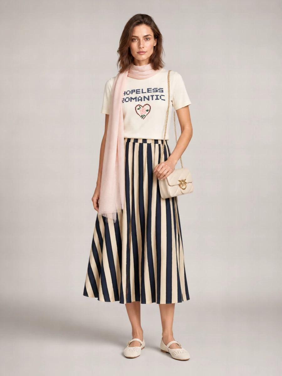 Weekend Max Mara Cotton Printed T-Shirt