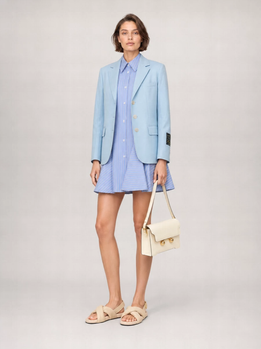 Marni Virgin Wool Single-Breasted Blazer