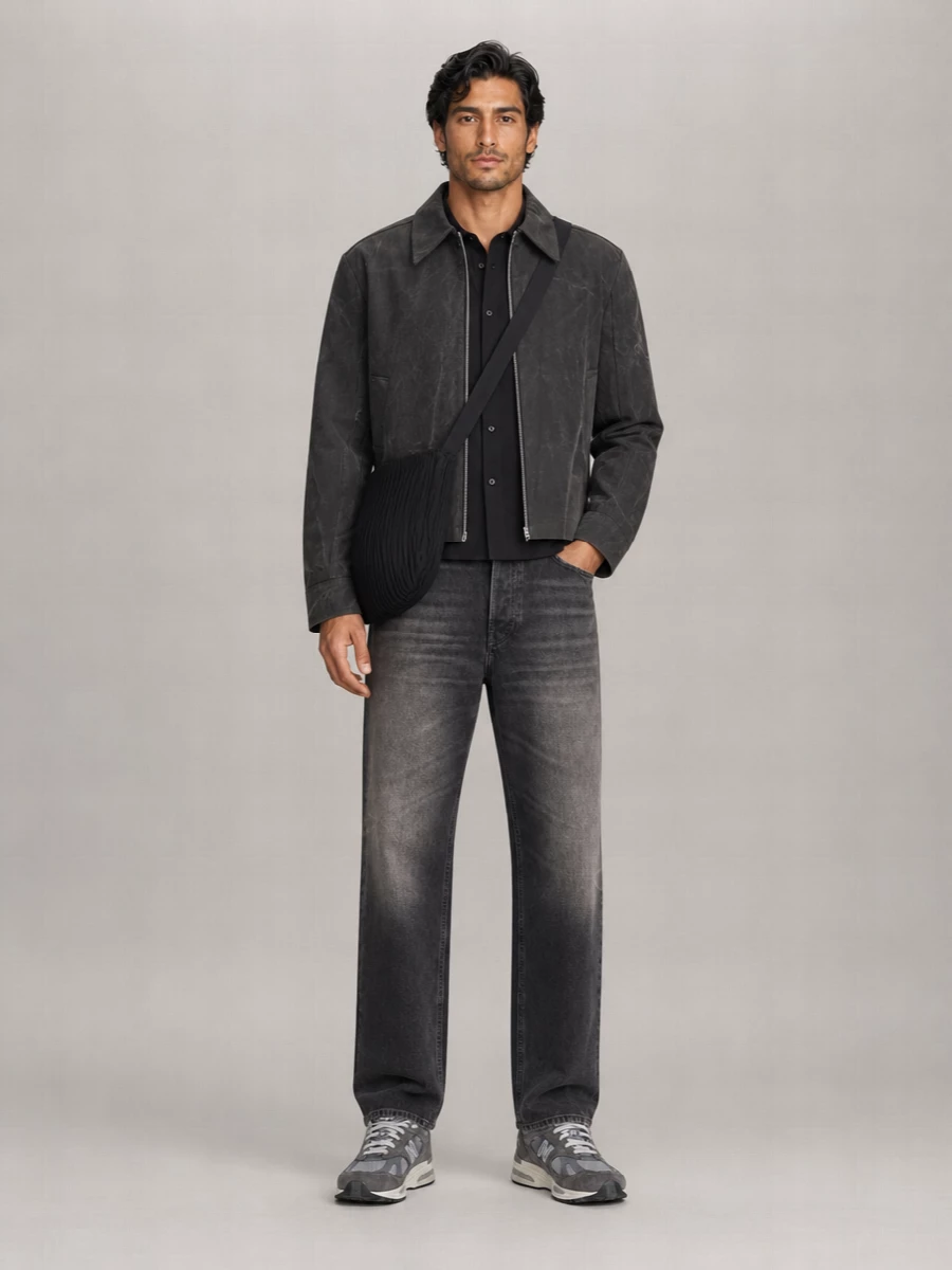 Séfr Cotton Single-Breasted Coat