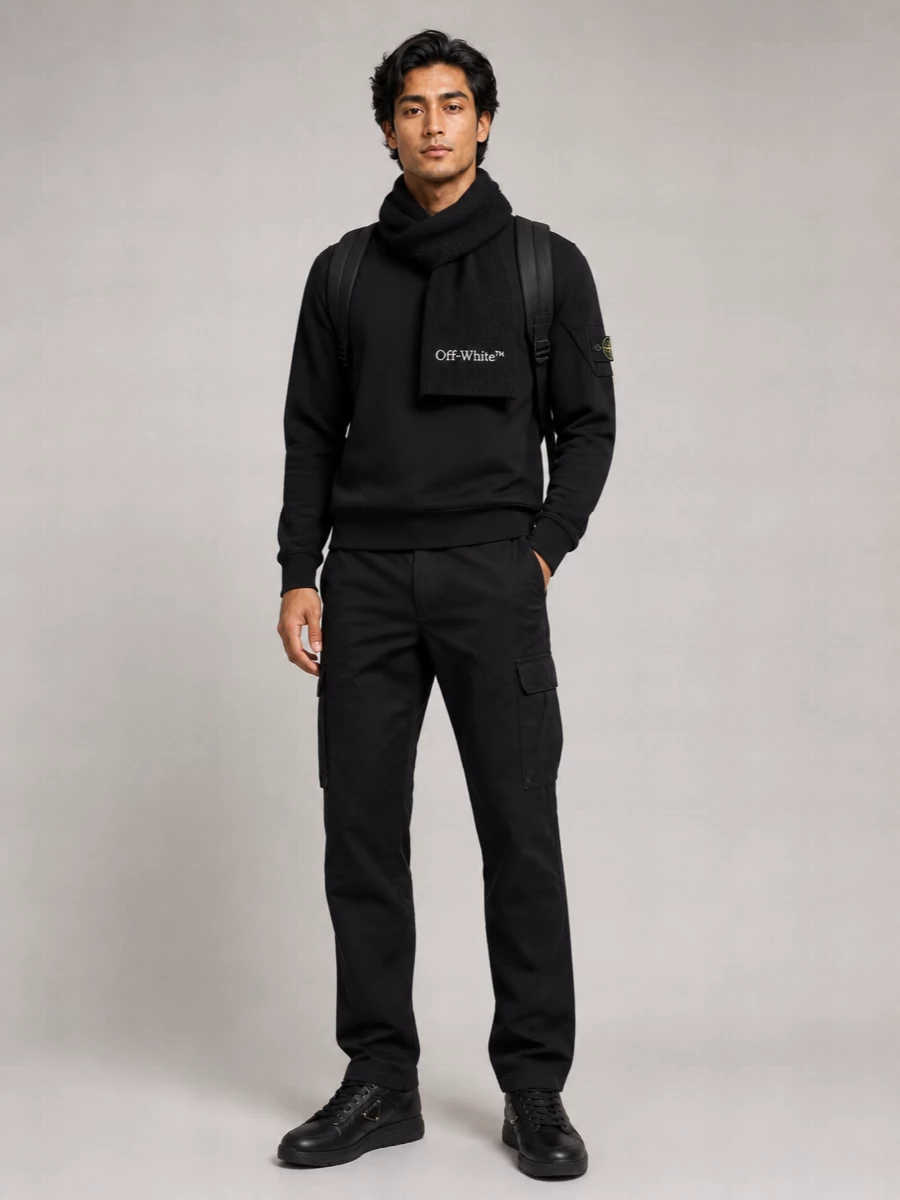 Stone Island Cotton Crew Neck Sweatshirt