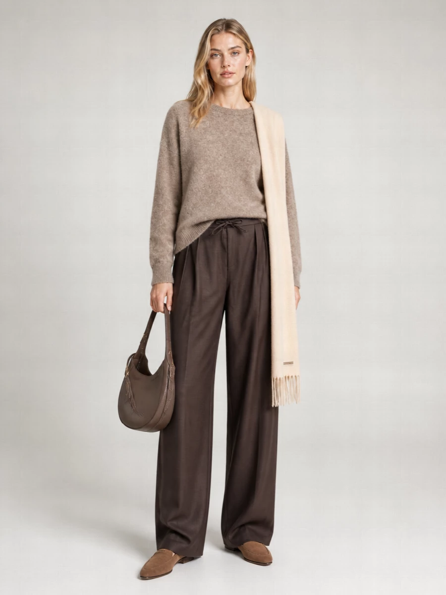 Jacquemus Wool Blend Fringed Scarf