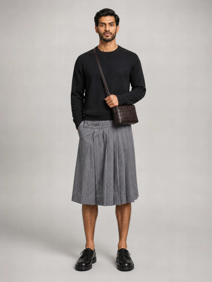 Dries Van Noten Wool Tailored Trousers